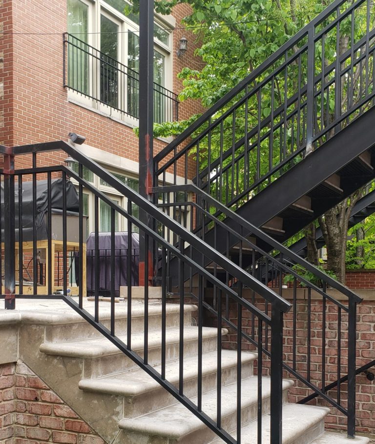 Chicago Wrought Iron Balusters for Apartment Buildings