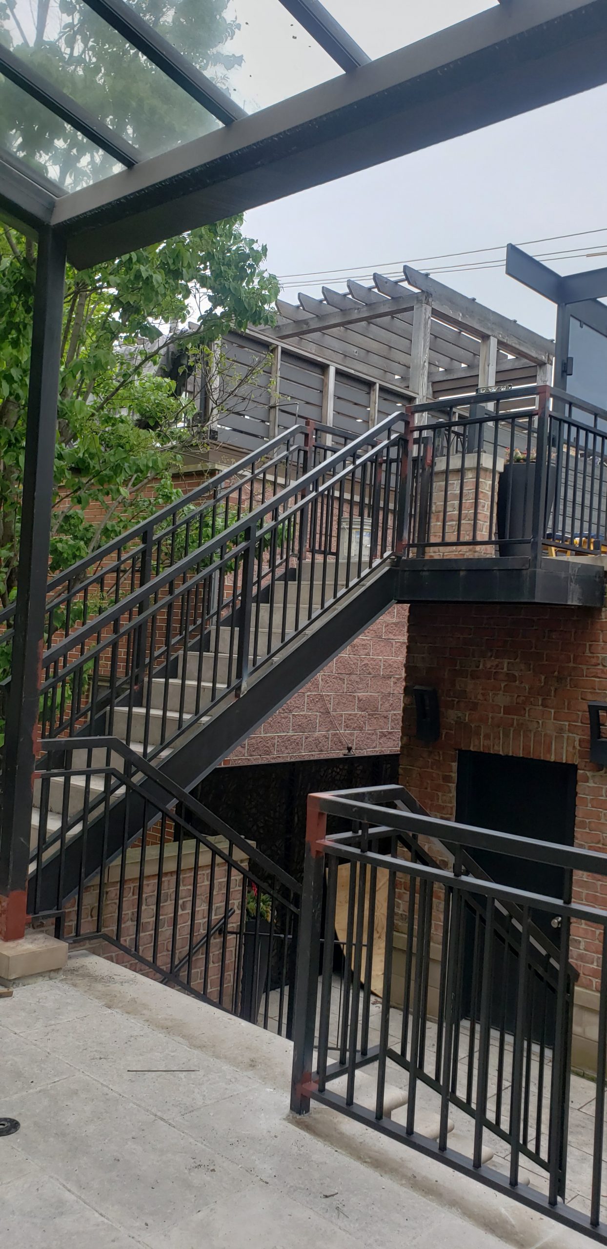 Wrought Iron Balusters for Apartment Buildings