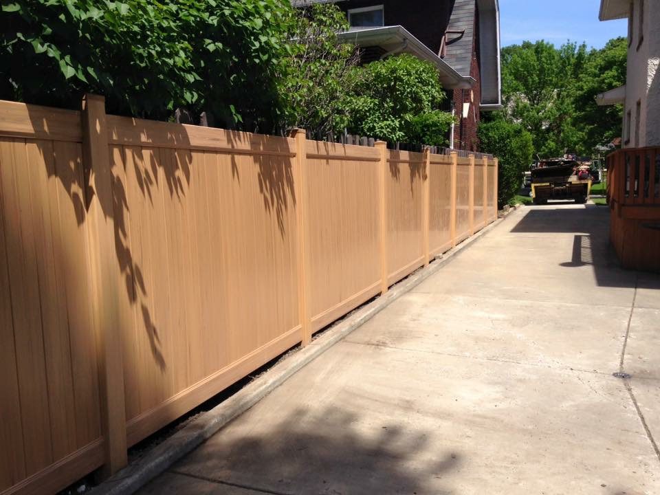 Vinyl fence at your residence