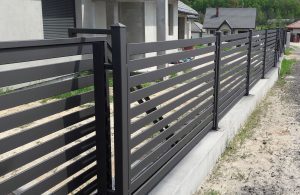 Wood Fence black Color