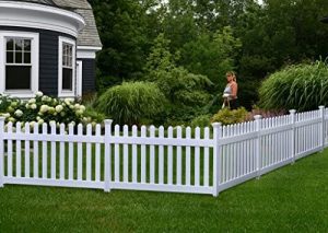 Wood Fence white Color