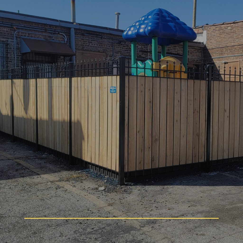 osceola wood fence in chicago illinois usa