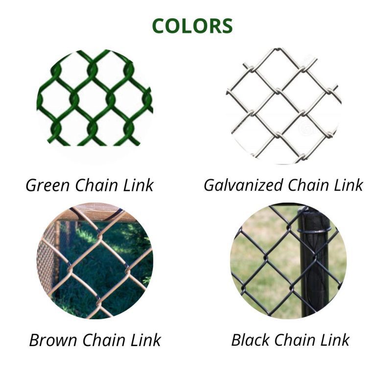 colors tone chain link fence chicago