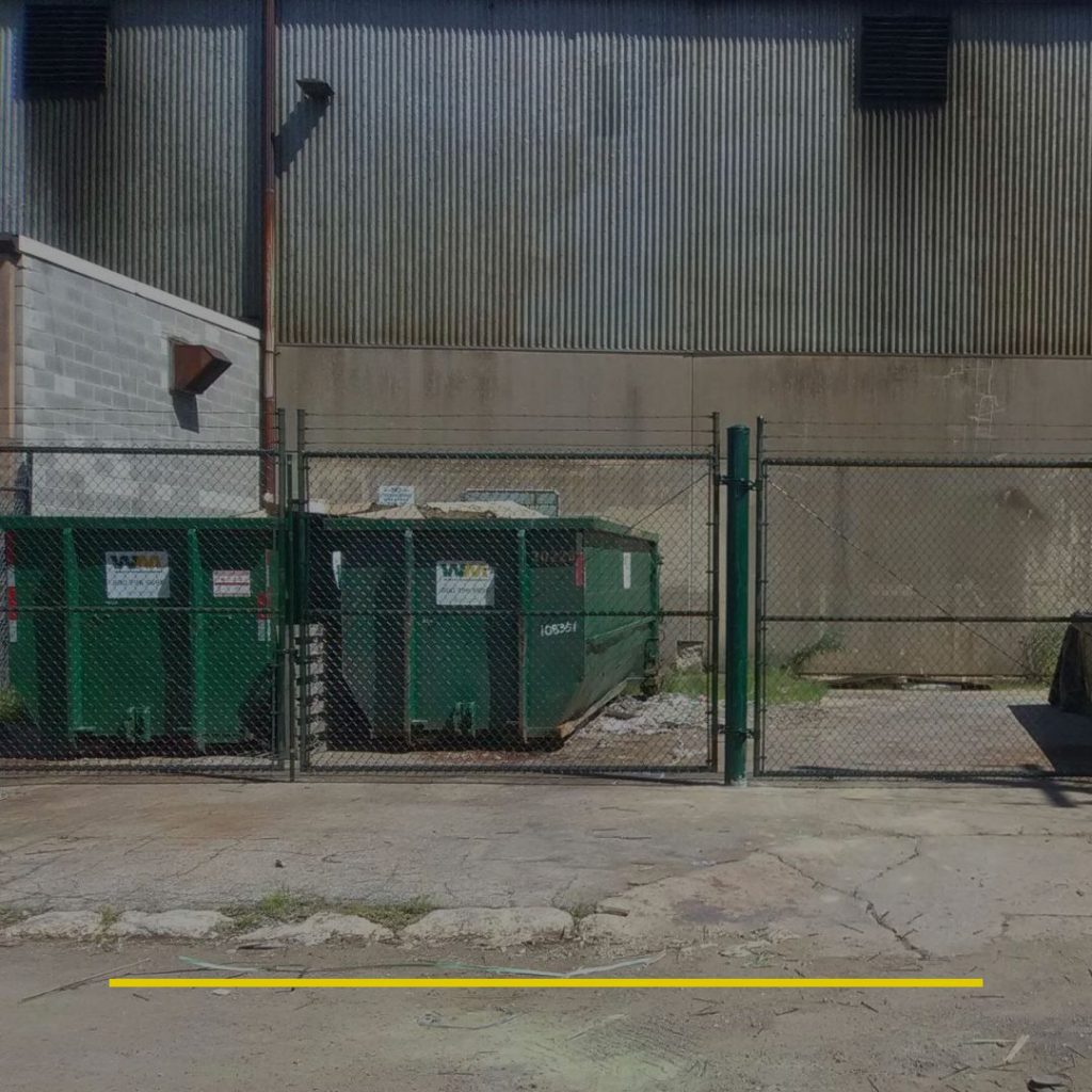 osceola fence dumpster enclosure chicago il