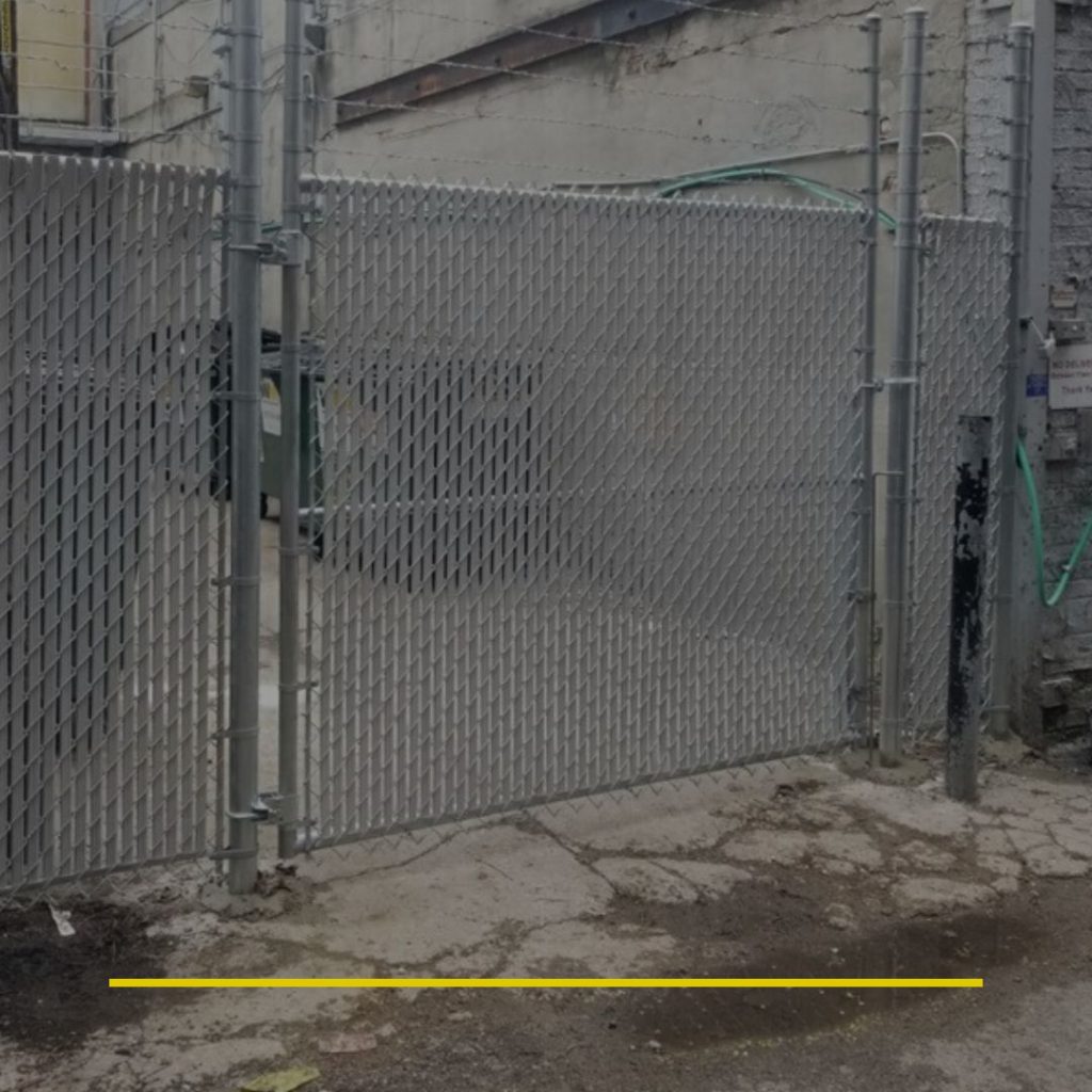 osceola fence dumpster enclosure chicago illinois