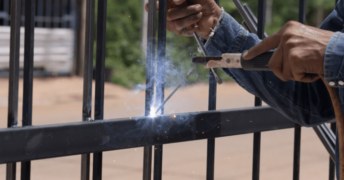 wrought iron posts installation made easy