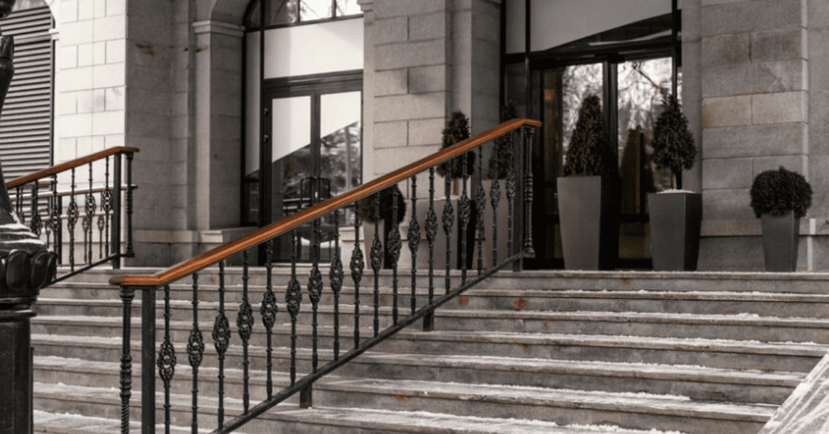 custom wrought iron handrails enhancing your home